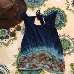 Free people embroidered tank
